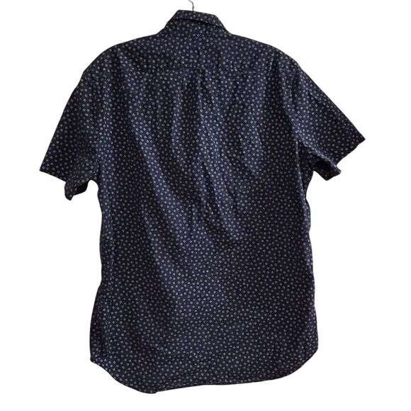 J.Crew Women’s S Blue Floral Short Sleeve Button-Up Shirt Casual Summer - Picture 7 of 12